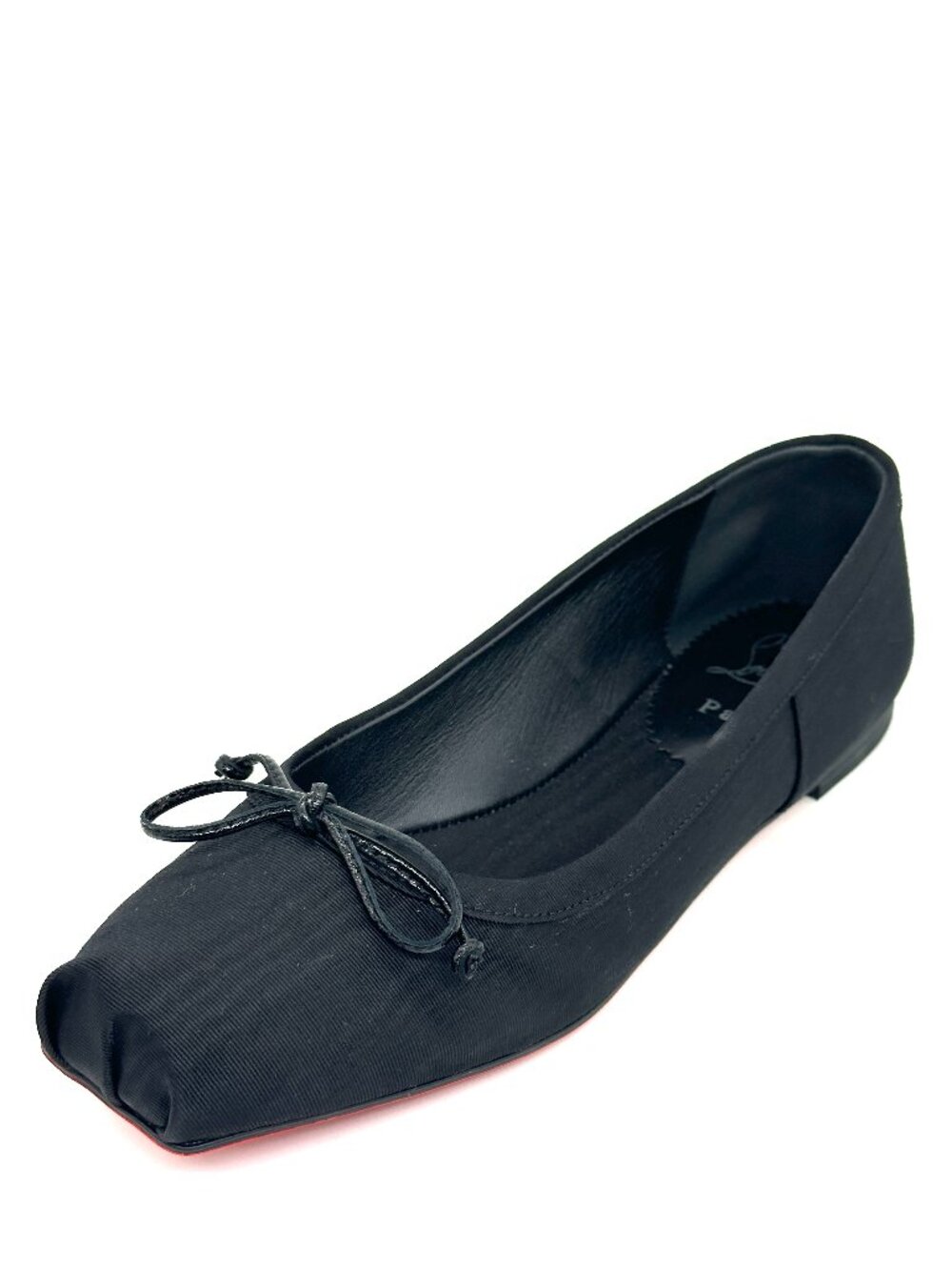 Christian Louboutin MAMADRAGUE Silk Fabric Ballerina Ballet Flat Shoes